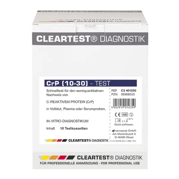 CLEARTEST C-reaktives Protein (CRP) Test (10/30)